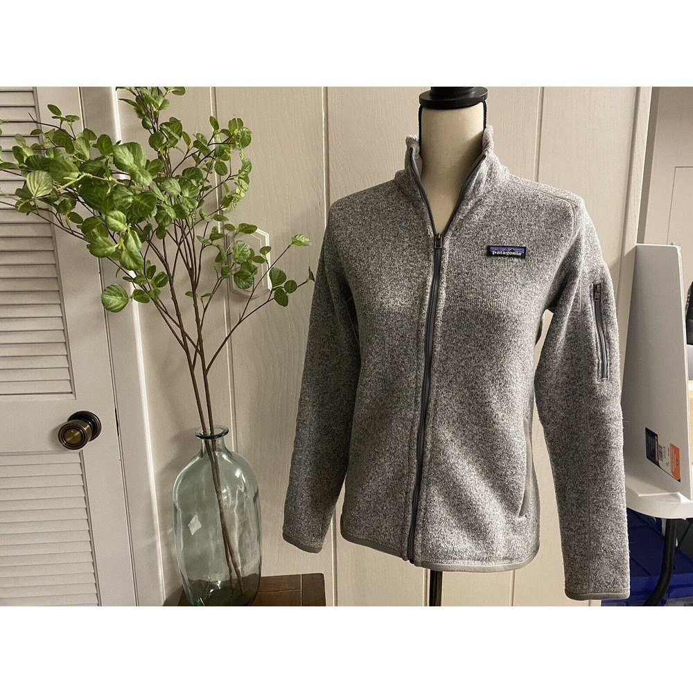 Patagonia Gray Full-Zip Fleece Jacket